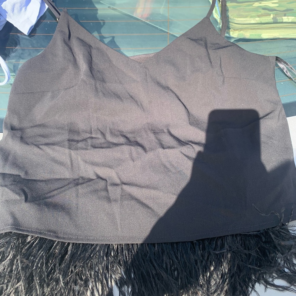 Black blouse top